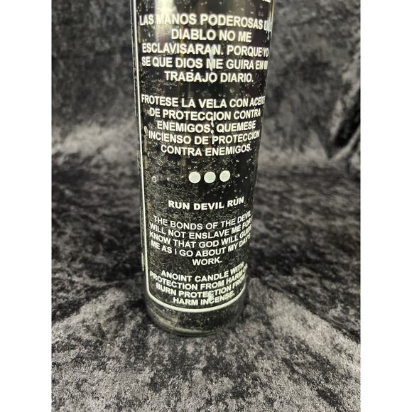 Black Run Devil Run 7-Day Spiritual Candle, Corre Diablo Corre - Picture 4 of 4